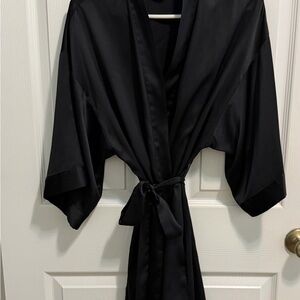 Victoria's Secret Black Kimono Style Robe